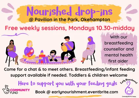 Nourished drop-in Okehampton (breastfeeding & infant feeding support)