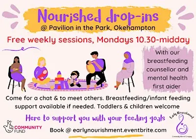Nourished drop-in Okehampton (breastfeeding & infant feeding support)