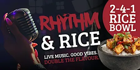 Rhythm & Rice - Rice & Noodle bowls and Omari Johnson-Daley