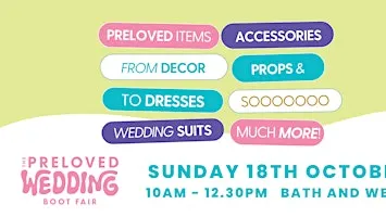 The Preloved Wedding Boot Fair: October 2026