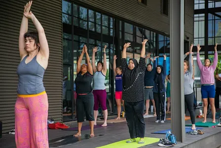 Yoga at Highlander