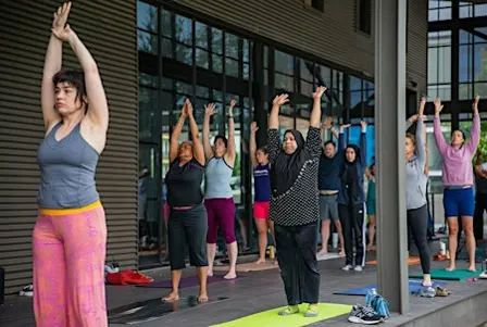 Yoga at Highlander