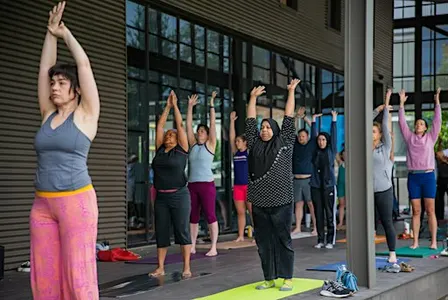 Yoga at Highlander