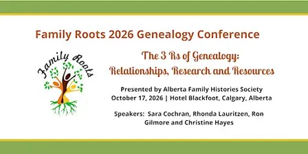 Family Roots 2026 Genealogy Conference