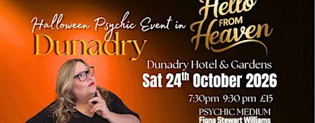 Hello from Heaven Halloween Psychic Night in Dunadry Hotel