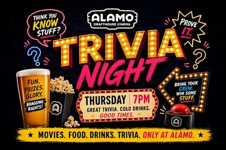 General Trivia at Alamo Drafthouse Cinema Charlottesville