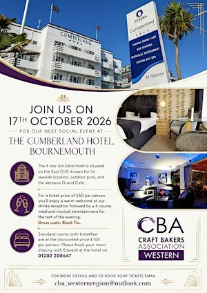 Join us for the Western Region CBA Social Event on 17th October 2026.