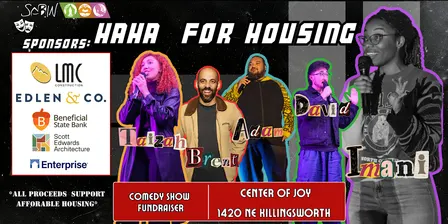 HAHA for Housing: Comedy Show Fundraiser