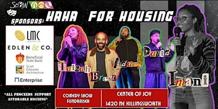 HAHA for Housing: Comedy Show Fundraiser