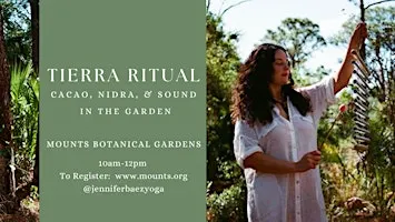 FULL MOON TIERRA RITUAL: Cacao, Nidra,  & Sound in the Garden
