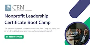 Nonprofit Leadership Certificate Boot Camp