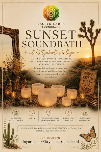 The Evening Exhale: A Desert Soundbath