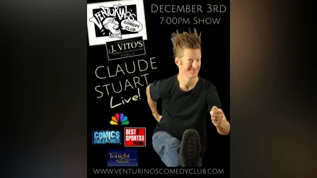 Claude Stuart at Venturino's Comedy Club!