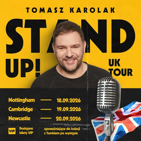 Stand-up Tomasz Karolak | Cambridge 2026