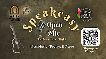 SpeakEasy Open Mic Night Performance (First Friday)