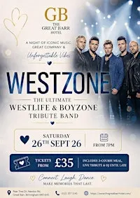 WESTZONE - Boyzone & Westlife Tribute Night