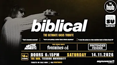 OASIS vs ARCTIC MONKEYS vs FONTAINES D.C. vs SAM FENDER – THE HUB, TEESSIDE