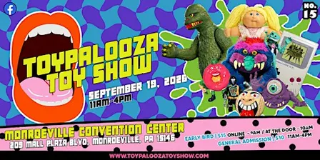 Toypalooza Toy Show - Pittsburgh's Biggest Toy Event (September 2026)