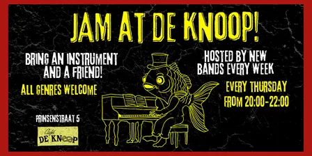 FREE Live Music Jam at De Knoop!