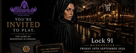 The Deceivers – A Live Traitors-Style Immersive Game Night