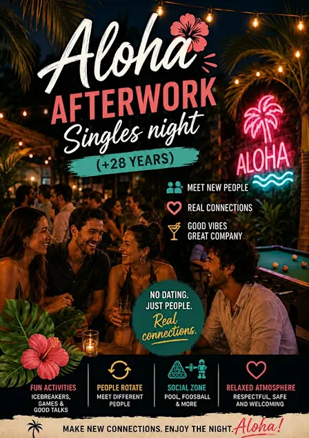 Aloha Afterwork - Singles night (+28)
