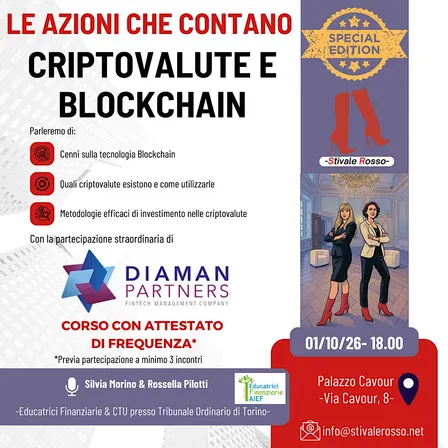 LE AZIONI CHE CONTANO - CRIPTOVALUTE E BLOCKCHAIN