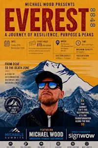 A journey of resilience to Mount Everest by Michael Wood.