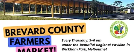 Brevard County Farmers Market: Every Thursday 3-6pm  in Wickham Park