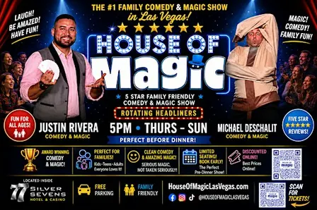House of Magic Las Vegas | Comedy Magic Show at Silver Sevens