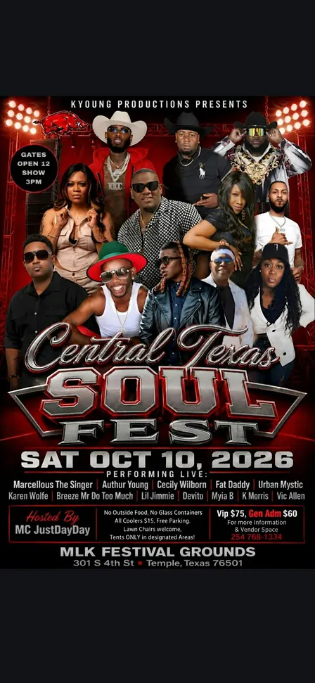 "4th Annual" Central Texas Soul Fest 2026