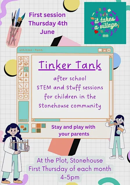 Tinker Tank - FREE after school STEM sessions for Stonehouse Families