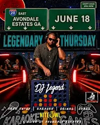 Legendary Thursdays with DJ Legend & Friends