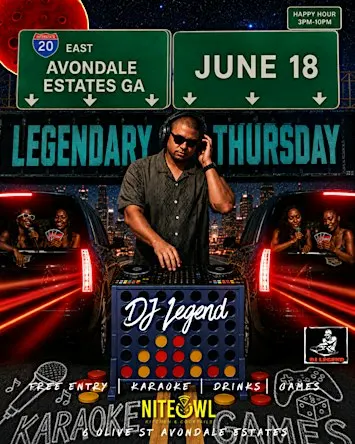 Legendary Thursdays with DJ Legend & Friends