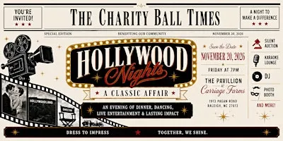 FVJWC 36th Annual Charity Ball- Hollywood Nights: A Classic Affair