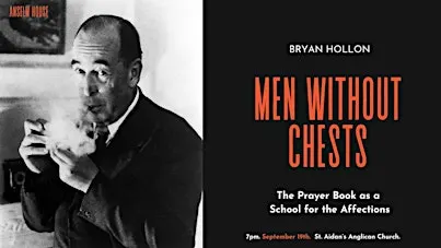 Men without chests. Public lecture by Bryan Hollon