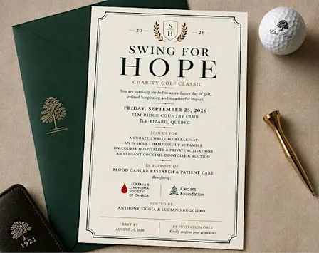 Swing for hope charity golf tournament