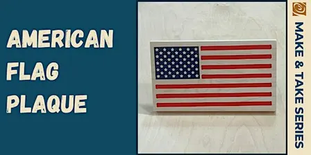 American Flag Plaque