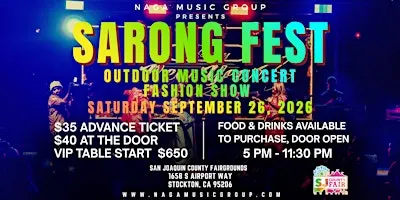 Sarong Fest Outdoor Music Concert & Fashion Show