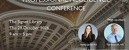 Professional Negligence Law Conference 2026