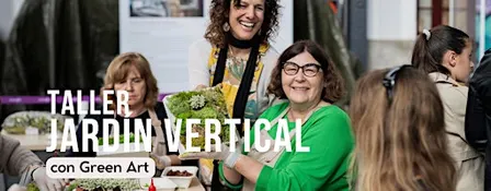 Taller de Jardín Vertical Natural en Mercado de Motores
