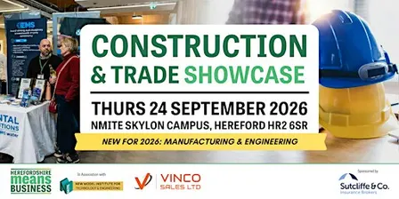 Herefordshire Construction & Trade Showcase 2026 Visitor Ticket