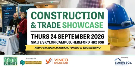 Herefordshire Construction & Trade Showcase 2026 Visitor Ticket