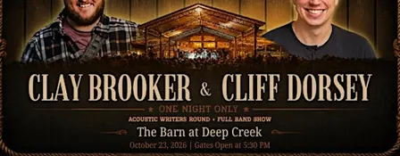 Clay Brooker & Cliff Dorsey: Kickoff to Deep Creek Folk Fest