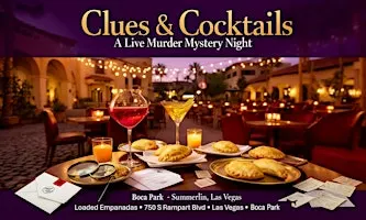Clues & Cocktails - A Live Murder Mystery Night