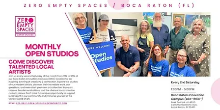 Zero Empty Spaces (Boca Raton Innovation Campus aka BRiC) Open Studios