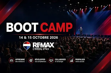 BOOT CAMP RE/MAX CRYSTAL/D'ICI - 14 & 15 OCTOBRE 2026