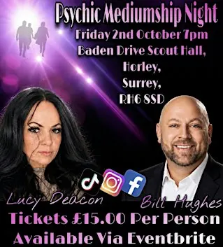 Psychic Mediumship Night with Lucy Deacon and Bill Hughes