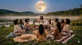 Energetic Moon Circle + Reiki Activated Healing Sound Bath Immersion