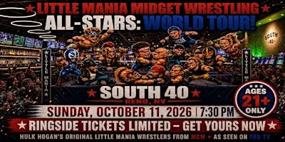 Little Mania Wrestling: Big Action, Tiny Wrestlers! Reno, NV!