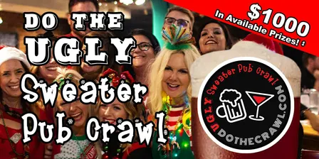 Do The Ugly Sweater Pub Crawl in Greenville!